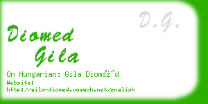 diomed gila business card